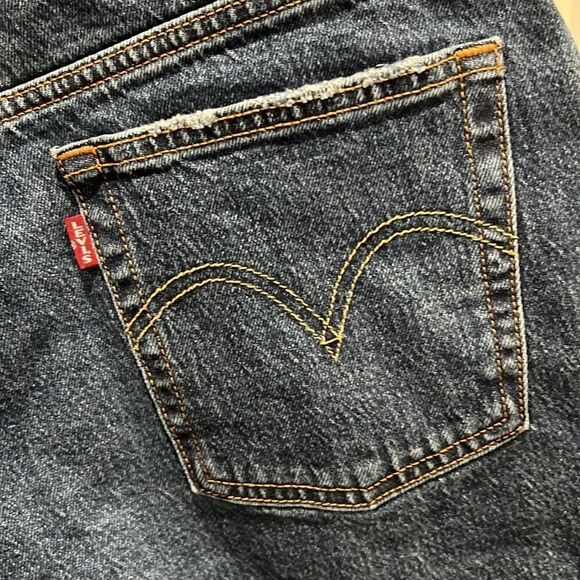 Levi’s Premium 501 ORIGINAL FIT HIGH RISE WOMEN'S SHORTS - Picture 4 of 14